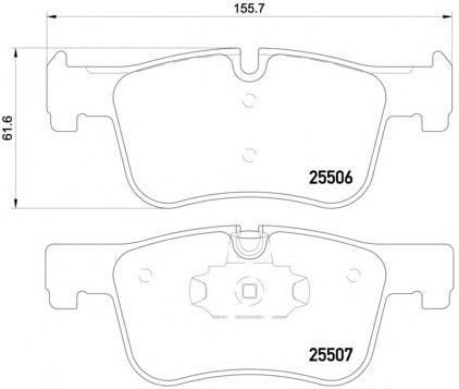 comprar 34116850568 BMW Pad de freno fácil de instalar Sistema de freno automático de larga duración online manufacture