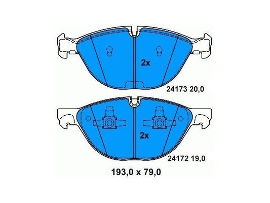 comprar X6 E71 BMW Las pastillas del freno delantero 34116778048 Prevención de corrosión A prueba de corrosión online manufacture
