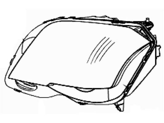 2048208859 Faros para Mercedes-Benz clase GLK (X204)