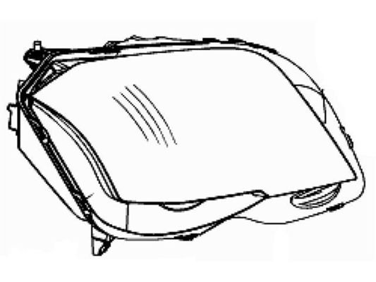 2048208959 Faros para el tipo MERCEDES-BENZ GLK-CLASS (X204)