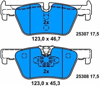 34216850569 Reemplazo de pastillas de freno para automóviles para BMW 1 F20 y 2 Coupé F22 Sistema de freno automático
