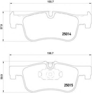 34116850567 Pad de freno automático BMW 1 F20 Sistema de freno automático a prueba de corrosión