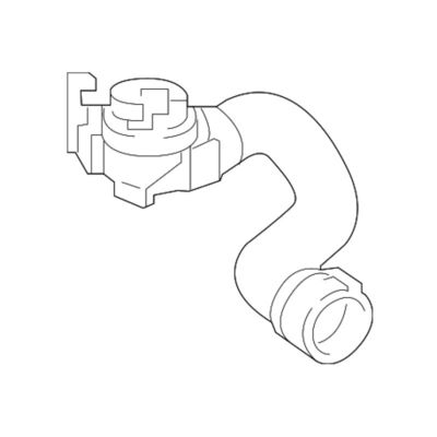 2385011200 manguera de desbordamiento del depósito de refrigerante Flexible para el radiador de enfriamiento del motor