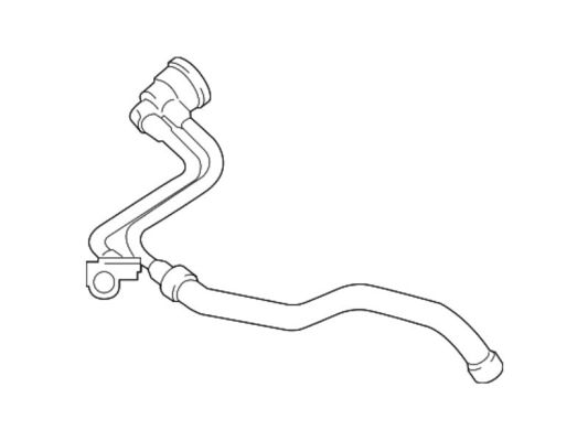2575010100 Partes del motor Tubo de agua de refrigeración para