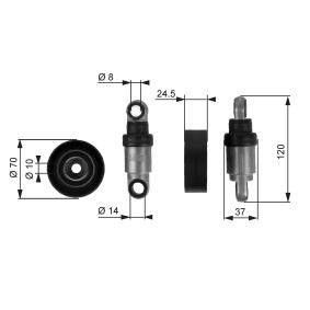 BMW 11281717188 Partes del motor amortiguador de la correa de tensión