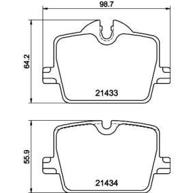 BMW 34206888832 Conjunto de pastillas de freno para piezas del chasis